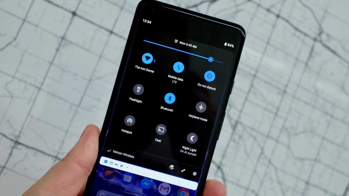 Android bakal tampil dengan full dark mode